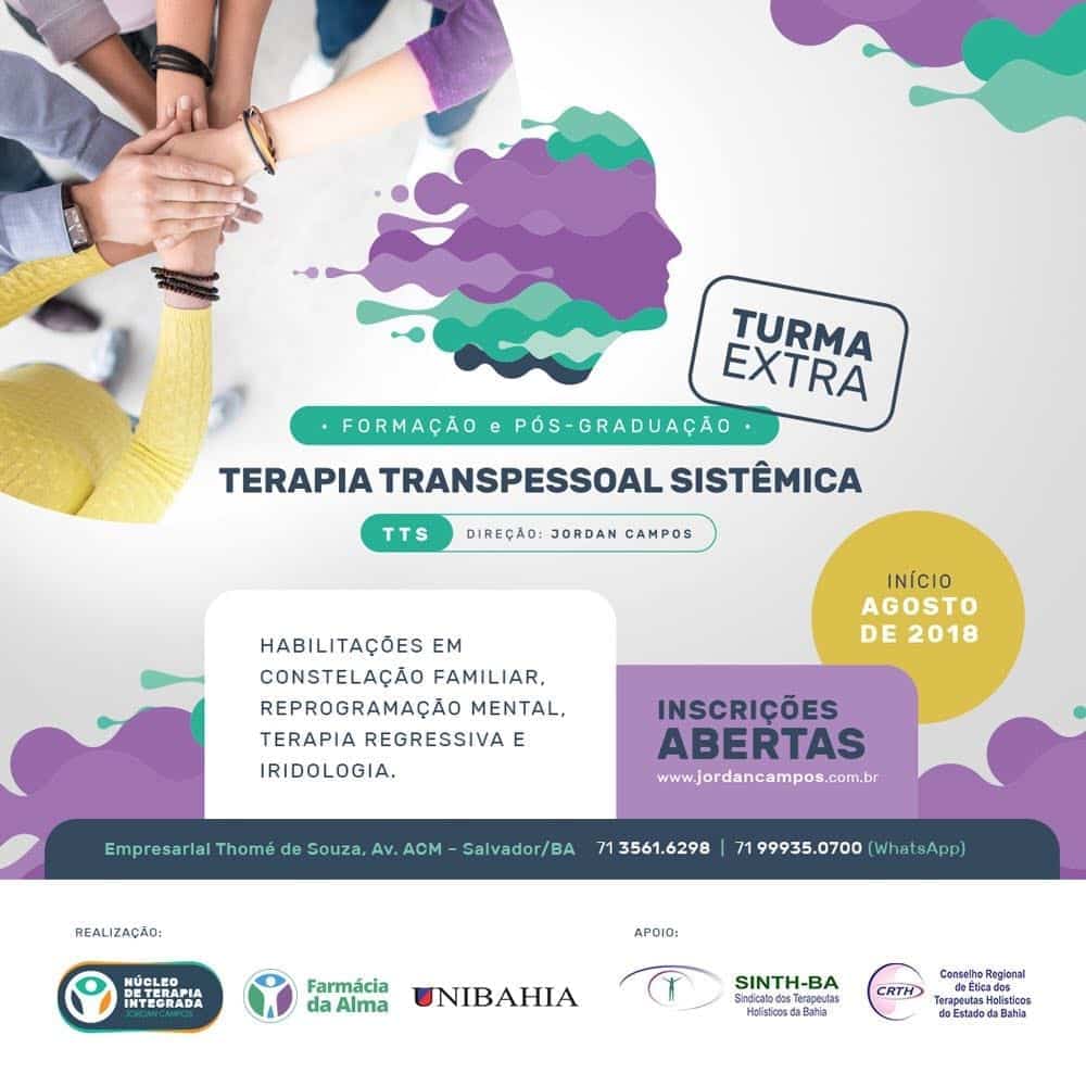 Seja um Agente de Cura TTS com Habilitações em Constelação Familiar, Reprogramação Mental, Terapia Regressiva e Iridologia.